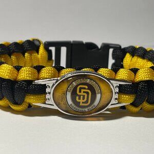 San Diego Padres MLB Paracord Bracelet NEW